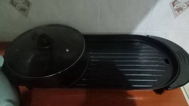 electric steamboat with bbq