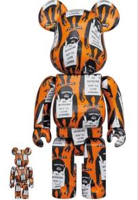 Midicom Bearbrick Monkey Sign 100% & 400%
