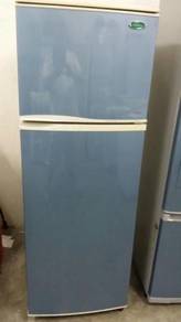 Blue Peti Sejuk Ice Fridge Refrigerator Star Gold