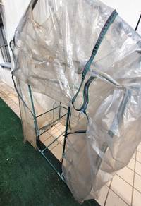 plants plastic house