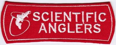 Scientific Anglers Fishing Badge Iron On Patch