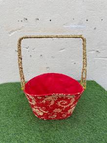 YE51H Bakul Anyaman 34 cm Oval Gift Hamper Basket