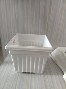baba brand biodegrable grower pot & white planter