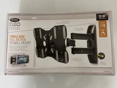 ross uk Neo pad series triple arm Tv wall mount