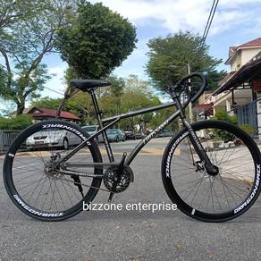 New 700cc crossmac fixie gear roadbike basikal