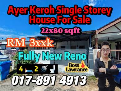 1-storey Terraced House For Sale in Ayer Keroh,MLK