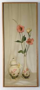  Floral Ceramic Still Life Lithograph