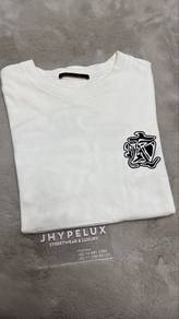 Authentic LV Tee Crewneck Smoke Logo L P21” L28”