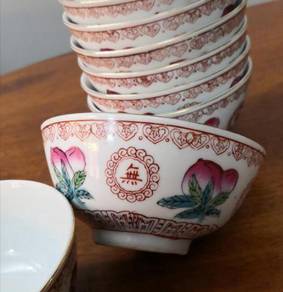 Vintage oriental rice bowl 10