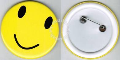 Smiley Happy face #28 Cartoon Button Badge 58mm