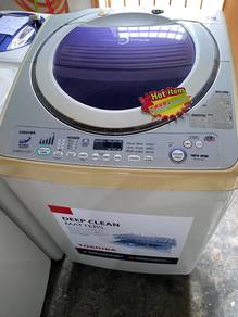 TOSHIBA 12kg Washing Machine 5J1n3 - terpakai