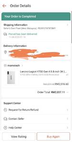 Lenovo Legion Y700 Gen4 512GB 16GBRam SD 8 Elite