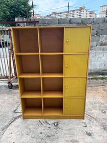 4ft Multipurpose Rack Shelves Display Cabinet Book