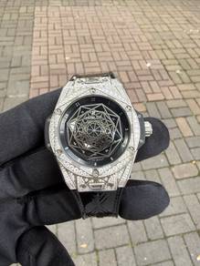 Hublot SangBleu Full Pave Diamond