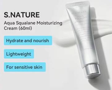 S. NATURE Aqua Squalane Moisturising Cream 60ml