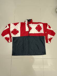 Vintage Sweater Windbreaker Flag CANADA