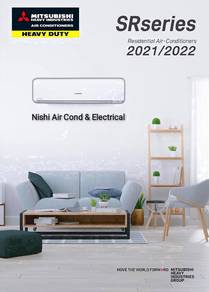 Mitsubishi 1.5hp Air Cond + pasang