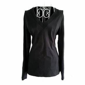 Brooks Brothers Black Long Sleeve Top