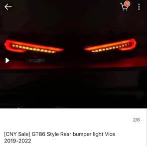 ToyotaVios GT86Style Rear bumper light vios NCP151