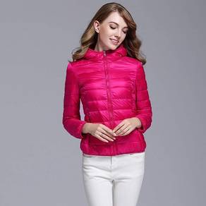 Uniqlo Shocking Pink Lightweight Down Jacket