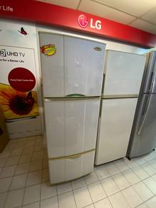 National 430L 3 door Refrigerator De1n3 - terpakai