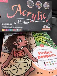 Acrylic Marker GuangNa 60 colours