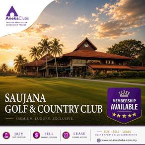 Saujana Golf Club Membership for Lease
