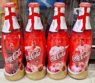 UK Coca cola FIFA World Cup 2002 glass Coke bottle
