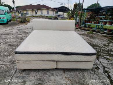 Katil Divan King Siap Tilam