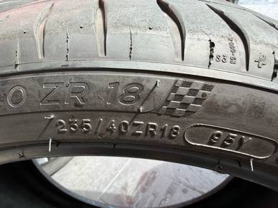 Used 235-40-18 Michelin Pilotsport 4