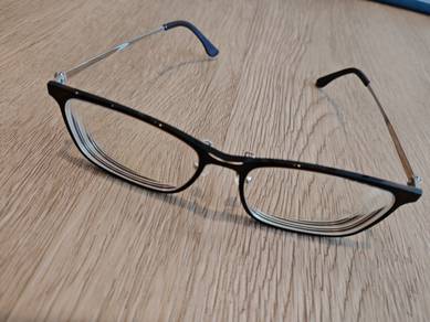 Preloved Black Frame Eyeglasses In Good Condition