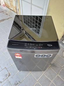 Sharp glass top washing machine mesin basuh 10ks
