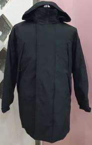 Jacket hoodie gu hitam 0097