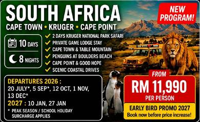 10D8N SOUTH AFRICA With FLIGHT 