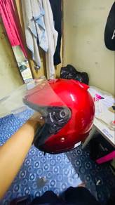 helmet shoei jforce2 merah