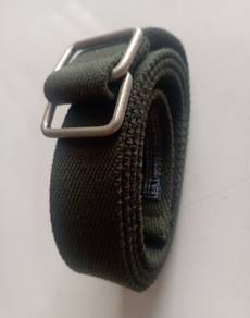 U 2 Canvas Belt with Metal Buckle