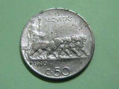 Italy 50 Centesimi 1920