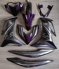 Coverset ORI Kilang Yamaha LC135 V8 (Purple/Grey)