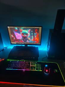 desktop monitor and cpu 1set