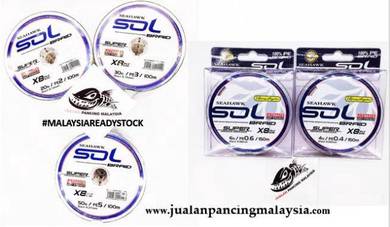Seahawk SOL 8X Braid Line 6lb 4lb 150m