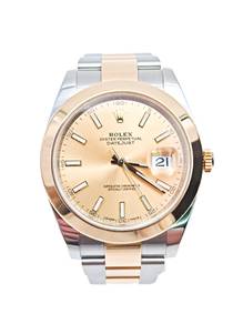 Rolex Datejust41 Champagne Index Oyster 126303