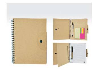 Eco notebook with pen ENB 3002