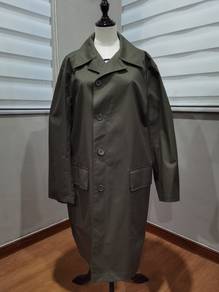 UNIQLO green army long coats waterproof L 8138