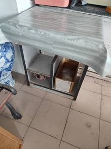 table drawer cabinet solid wood papan laci