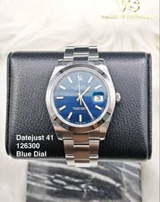 Rolex Datejust 41mm 126300 Blue Dial oyster New