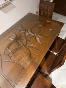 Meja Kayu Jati (6 Seater)