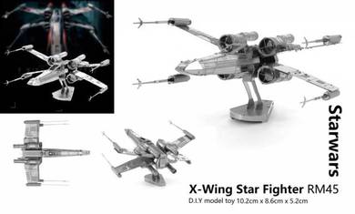 Starwars X-Wing Star Fighter Model DIY Toy