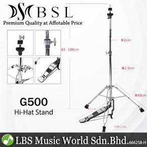 BSL G500 Hi-Hat Tripod Pedal Stand Double Brace
