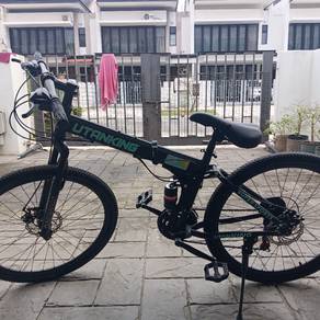 basikal 26 INCI hitam/boleh lipat