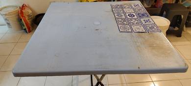 Meja Pasar Malam 3x3/ Foldable Plastic Dining Tabl